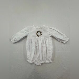 White Baby Romper for Christmas